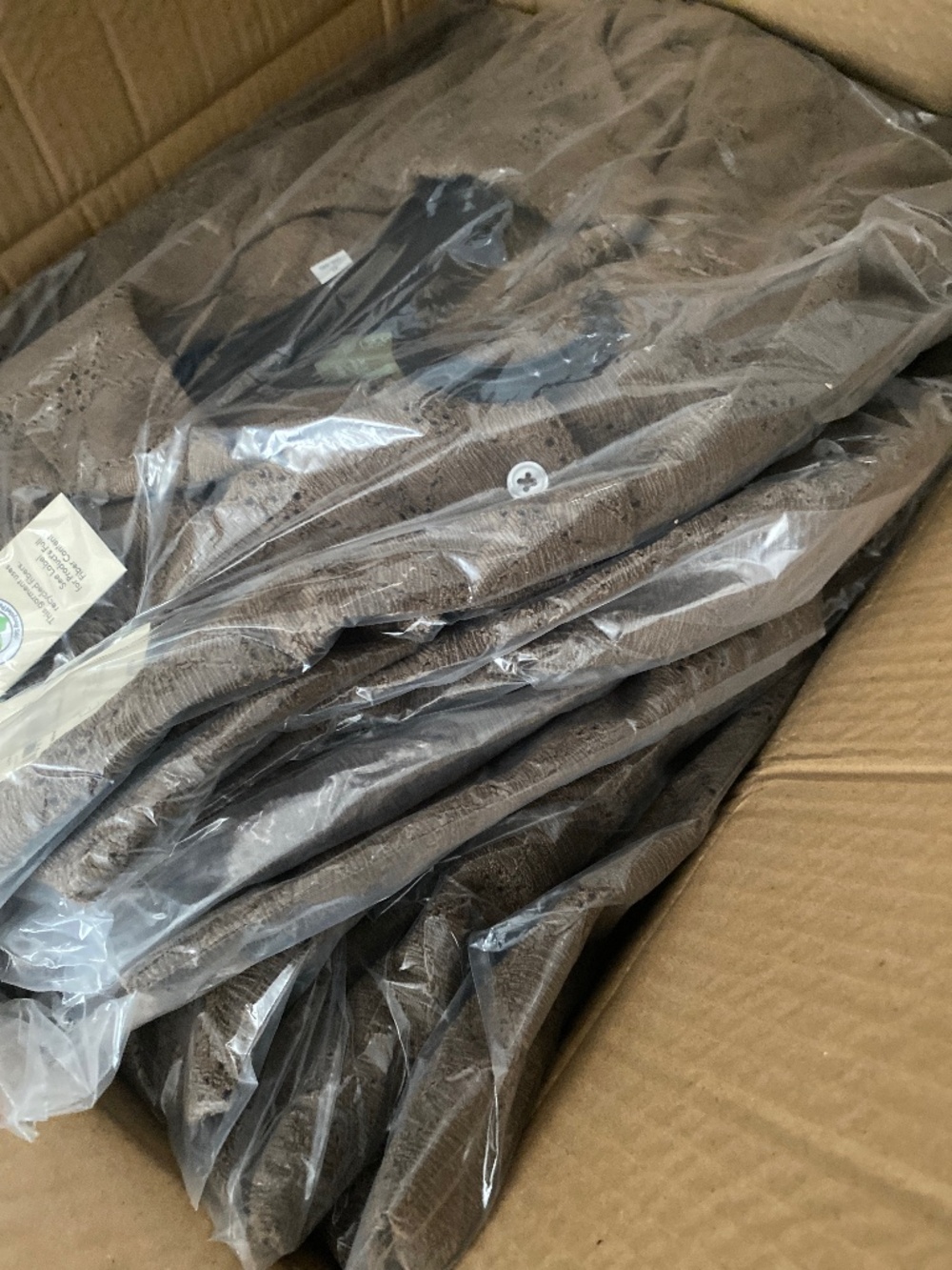 Box of 12 brown men’s shirts XL new with tag NWT